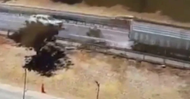 Deniz Servan Narin in ölümüne sebep olan kaza kamerada VİDEO İZLE