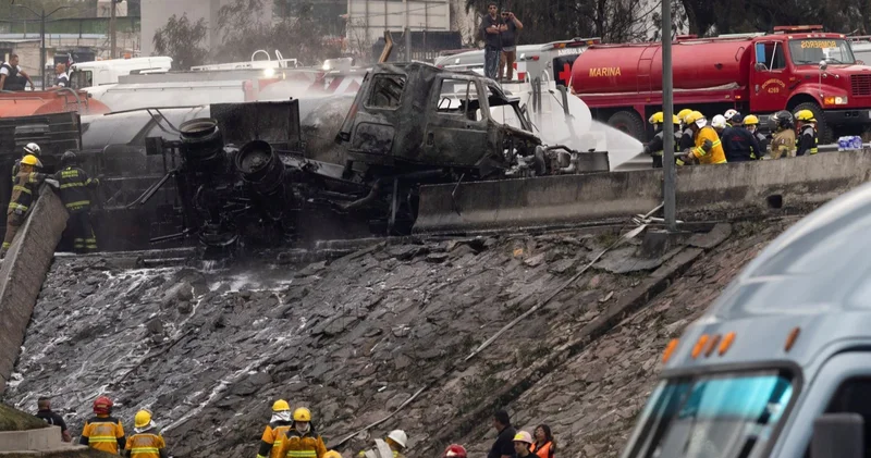 50 bin litre gaz yüklü kamyon patladı, çok sayıda ölü ve yaralı var!