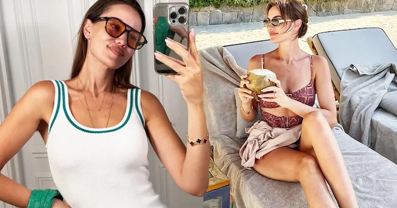 Fahriye Evcen den yaza veda.. Bir dahaki sefere görüşürüz Sözcü Gazetesi