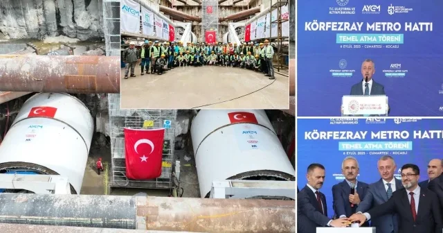 Kocaeli için tarihi gün: Dev köstebekler tünel açmaya başladı Kocaeli Haberleri
