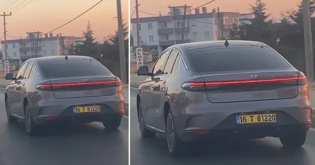 TOGG’un yeni sedan modeli T10F Ayvalık’ta seyir halinde görüntülendi Otomotiv Haberleri