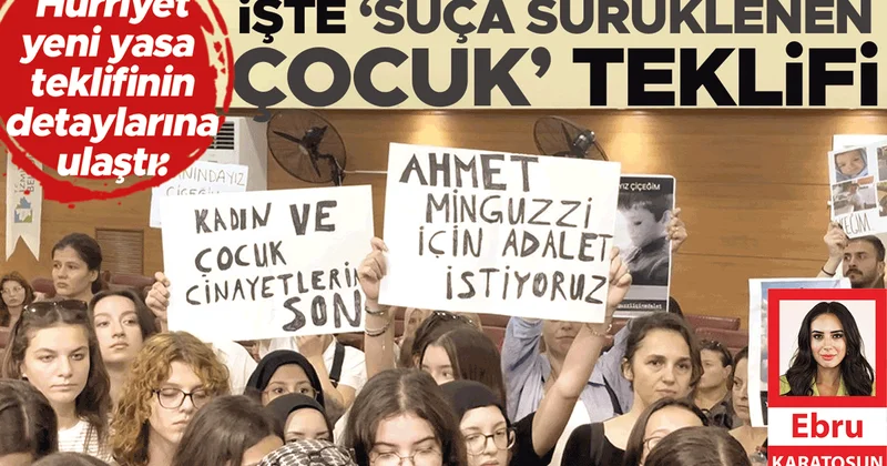 İşte ‘suça sürüklenen çocuk’ teklifi