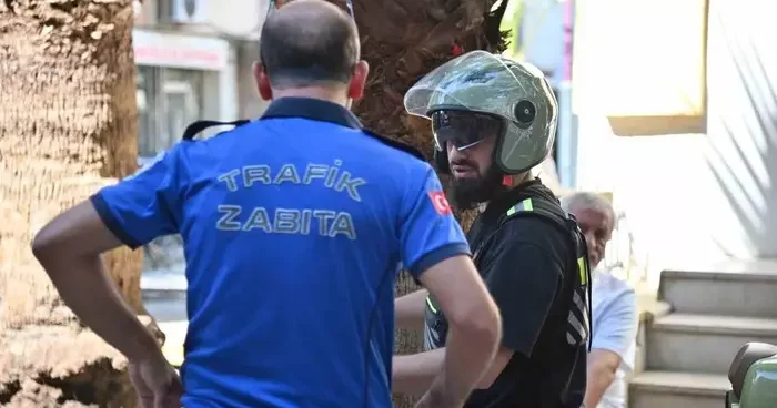 Manisa’da yaya yollarında motosiklet denetimi