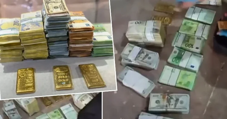 Manavgat Belediyesi ne yolsuzluk soruşturmasında yeni görüntüler ortaya çıktı: Altın ve yüklü miktarda döviz ele geçirildi