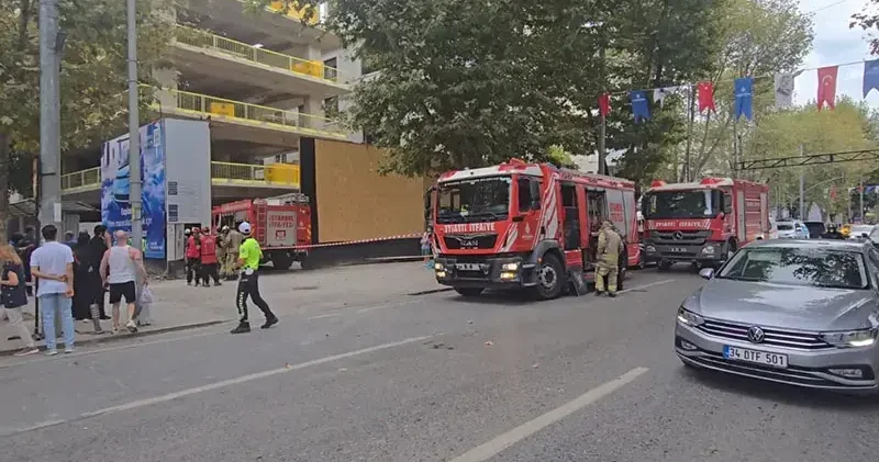 Kadıköy’de inşaat alanında toprak kayması: 2 yaralı
