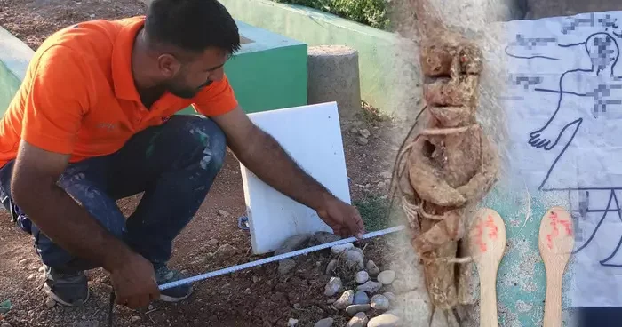 Yer Diyarbakır... Mezarlıkları tüyler ürperten büyülerle doldurmuşlar! Taş ustaları gördüklerine inanamadı!