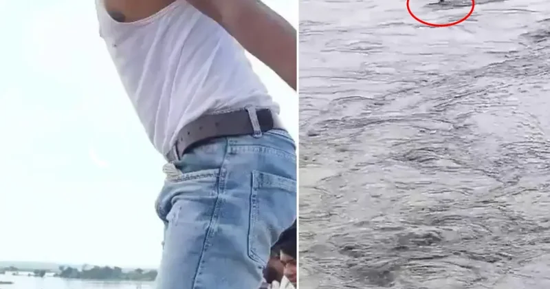 İddia için nehre atlayan genç 8 gündür aranıyor