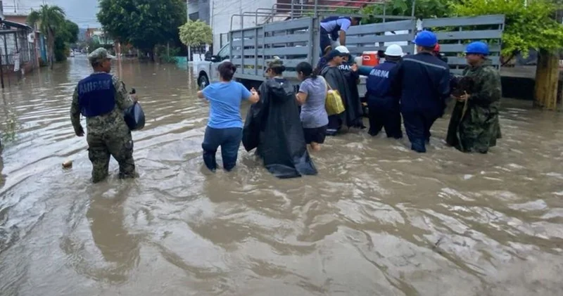 Meksika da şiddetli yağışlar can aldı Dış Haberler