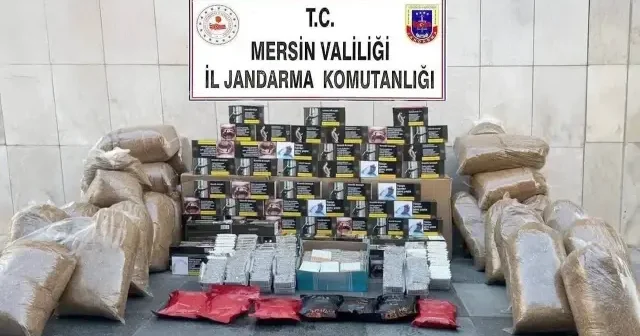 Mersin’de kaçak tütün ve makaron operasyonu: 3 gözaltı Gündem Haberleri
