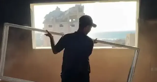 Ateşkesin ardından Gazzeliler evlerini restore ediyor VİDEO İZLE