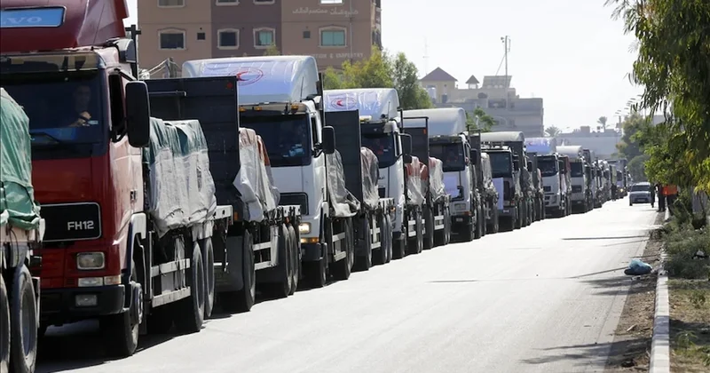 Gazze de yardım tırları muamması sürüyor Sözcü Gazetesi