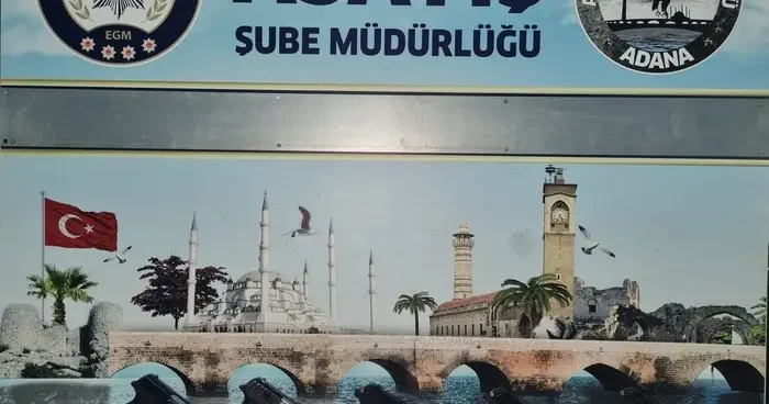 Adana da 5 ruhsatsız tabancayla yakalanan şüpheli tutuklandı