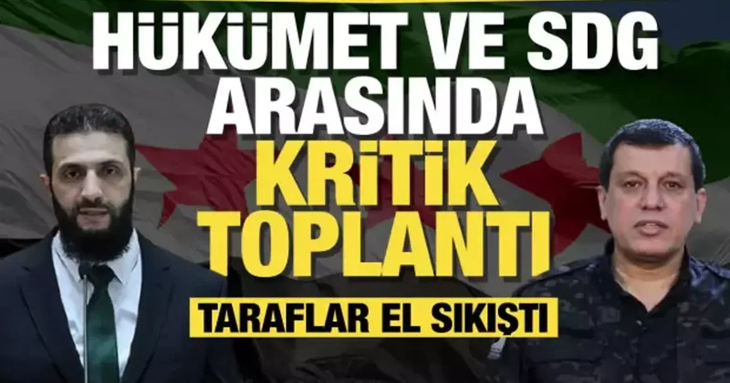 Suriye hükümeti ile SDG arasında ABD başkanlığında kritik toplantı
