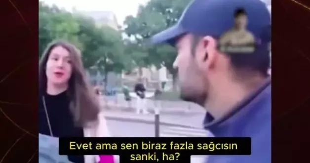 Muhabir Gazze’yi savunan genç kadını çileden çıkardı: Amerika’yı da gerçek sahiplerine verelim!