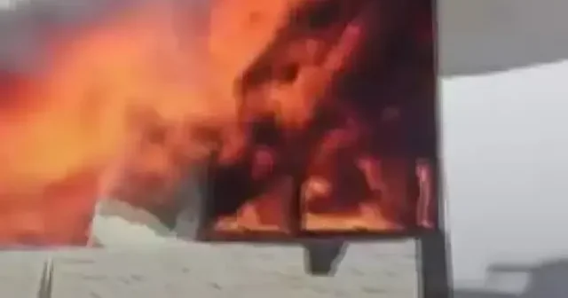 Diyarbakır’da korkutan yangın VİDEO İZLE