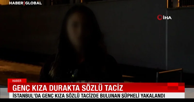 Genç kıza durakta sözlü taciz