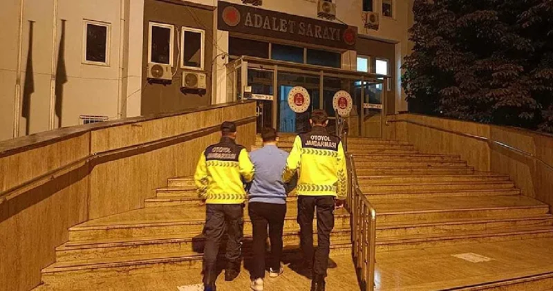 Trafikte sıkıştırdığı aracın kaza yapmasına neden olmuştu: O maganda tutuklandı!