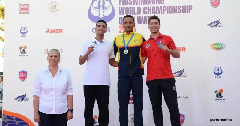 Milli sporcu Derin Toparlak tan büyük başarı! Mısır da dünya 3. sü oldu