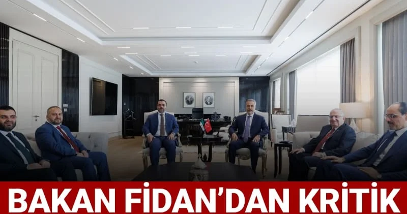 HTŞ görüşmesi sonrası Hakan Fidan dan Suriye açıklaması