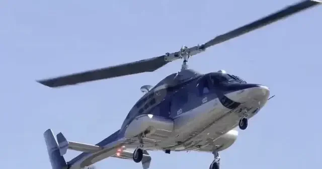 İniş yapmak için alçalan helikopter palmiye ağaçlarının üzerine çakıldı: O anlar kamerada VİDEO İZLE
