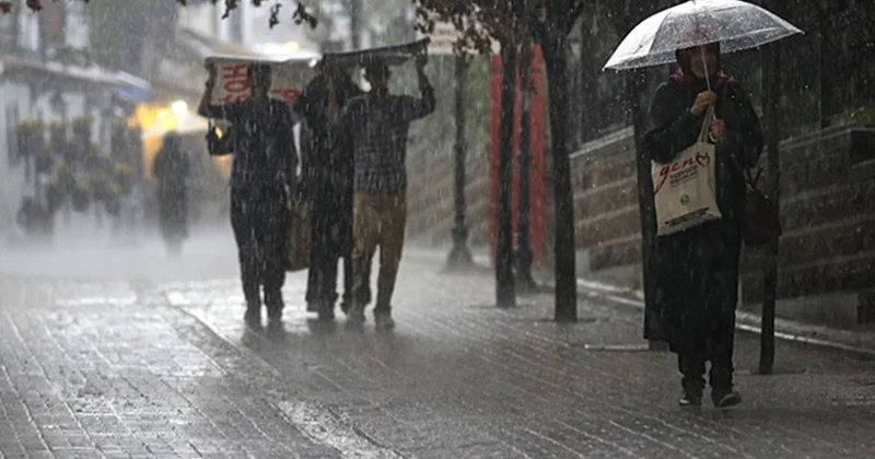 Meteoroloji den Sağanak ve Toz Taşınımı Uyarısı: 5 Bölgede Yağış, 1 Bölgede Toz Etkili Olacak