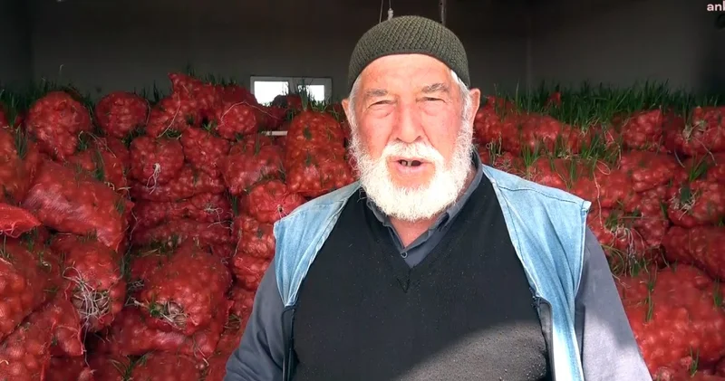 Yozgatlı çiftçinin elinde 100 ton soğan kaldı! Tek bir devlet yetkilisi gelmedi