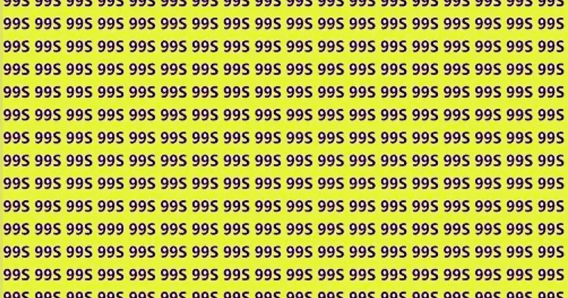 3 saniyelik zeka testi: 999 u gören üstün zekalıdır! Sosyal medyada gündem oldu