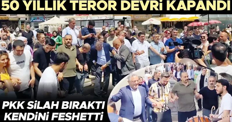 PKK kendini feshetti... Yarım asırlık terör belasında sona gelindi