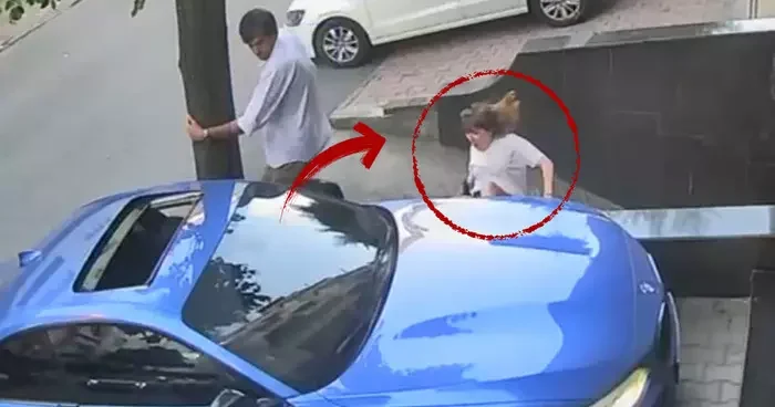Bayrampaşa’da eski eş dehşeti güvenlik kamerasında! Sokakta görünce ayaklarını ezdi geçti