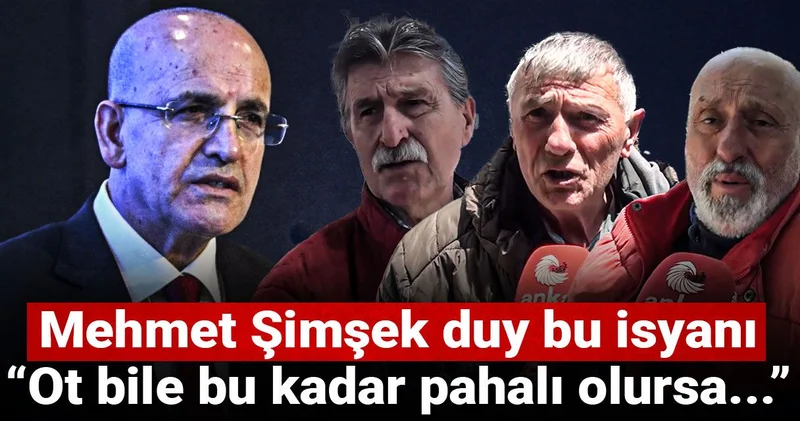 Mehmet Şimşek duy bu isyanı: Ot bile bu kadar pahalı olursa...