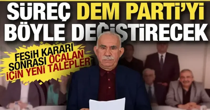 PKK fesih kararı sonrası DEM Parti yapılanmaya gidecek iddiası!