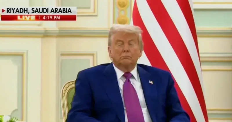 Orta Doğu turuna çıkan Trump, ilk durağı Suudi Arabistan da yorgun düştü