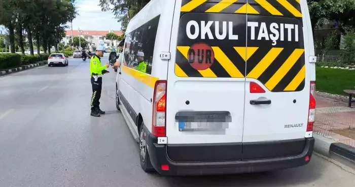 Manisa’da okul çevreleri ve servis araçlarına yönelik denetim