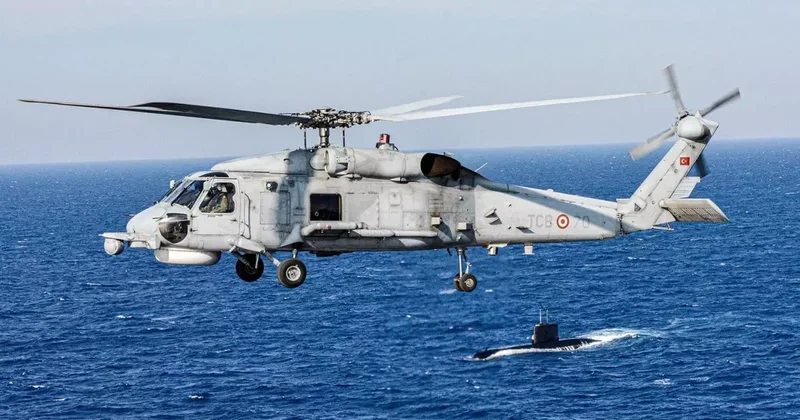 SH 70 Helikopteri Acil İniş Yaptı