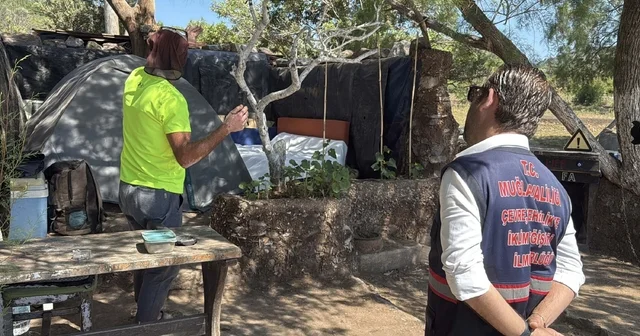Doğal SİT alanına kaçak yapı yaptı; kamp yapıyordum dedi Muğla Haberleri