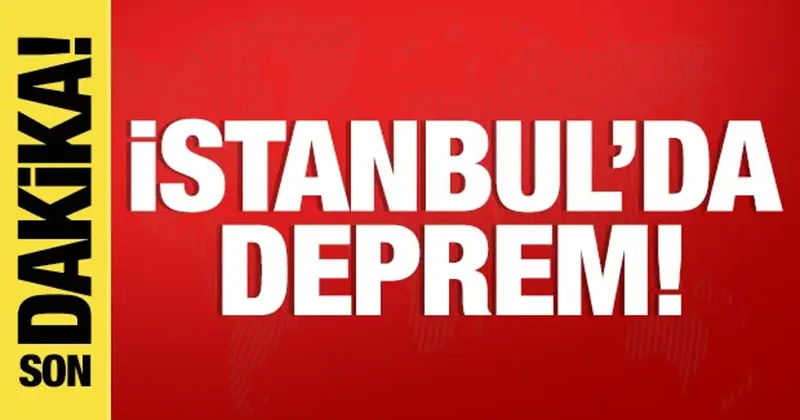 İstanbul da deprem meydana geldi