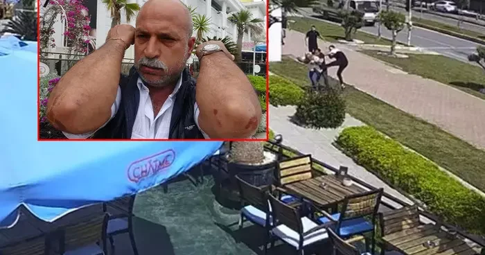 Karşıdan karşıya geçmek istedi: Husumetlisinin selamını söyleyip tekme tokat dövdüler!