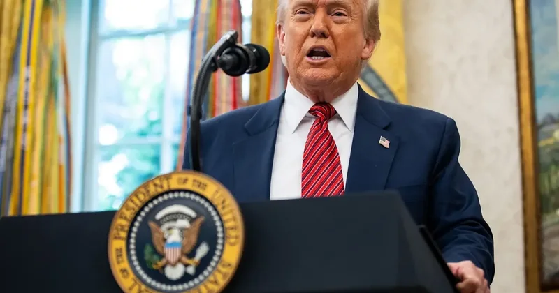 ABD Başkanı Trump: Suriye ye yönelik yaptırımları kaldırdık. Bu kararı Cumhurbaşkanı Erdoğan ile görüşerek aldım.