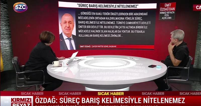 İpek Özbey canlı yayında okudu! Ümit Özdağ dan fesih kararıyla ilgili çarpıcı sözler Sözcü Gazetesi