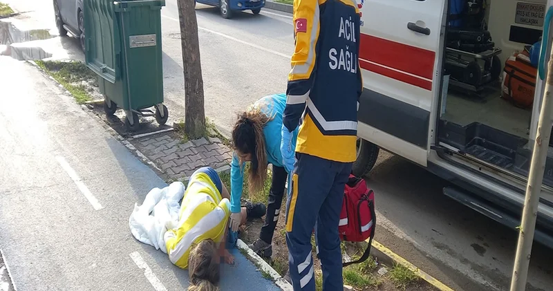 Baygın haldeki kadını otomobilden yol kenarına atıp kaçtı