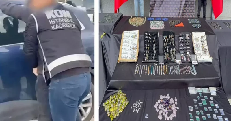 250 Milyon Liralık Kaçak Taşlar Ele Geçirildi