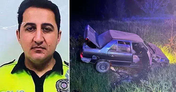Polis memuru Alpaslan Atacan Çakan kazada hayatını kaybetti