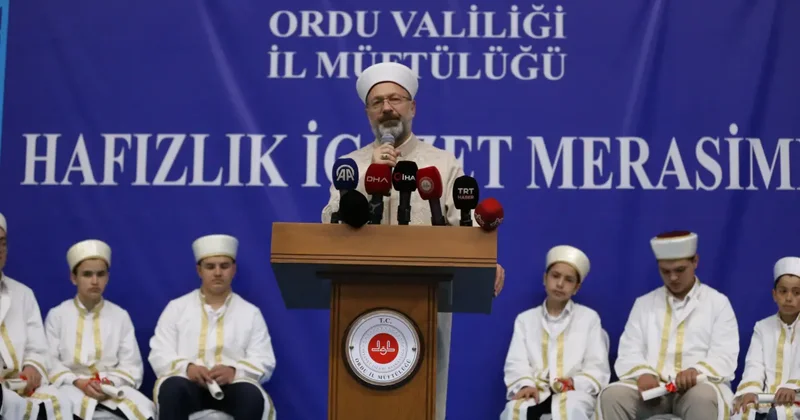 Erbaş: Yarım milyon Kur an hafızına sahip bir ülkeyiz