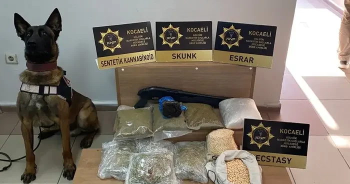Kocaeli’nde uyuşturucu operasyonu: 9 bin 900 ecstasy hap ele geçirildi