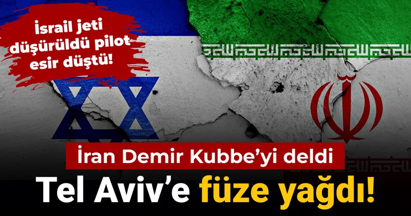 İran Demir Kubbe yi deldi: Tel Aviv e füze yağdı
