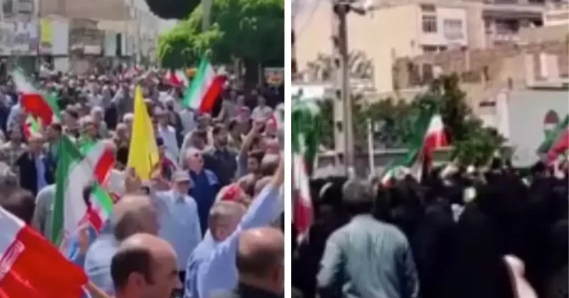 İsrail saldırılarının ardından İranlılar sokağa çıktı: İntikam, intikam
