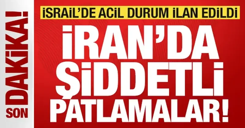 Son dakika: İsrail, İran ı vurdu! Tahran da şiddetli patlamalar! Acil durum ilan edildi