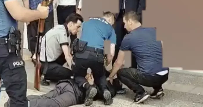 Pompalı tüfekle kredi çekmeye geldi! Bankadaki müşterilere korku dolu anlar yaşattı