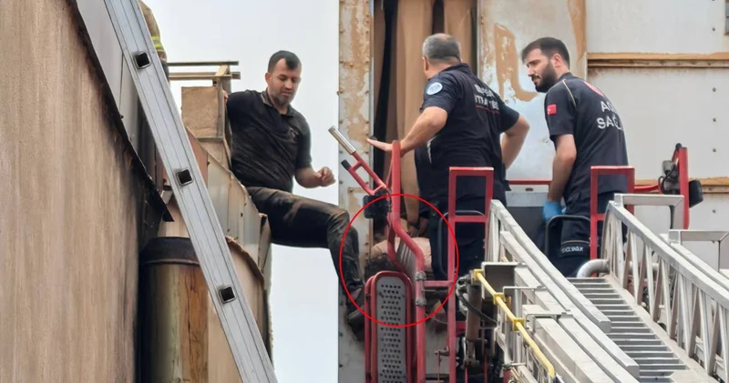 Bursa da korkunç iş kazası! İşçi talaş emme makinesine sıkıştı