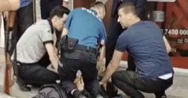 Eskişehir de bir şahıs kredi verilmeyince pompalı tüfekle bankayı bastı VİDEO İZLE